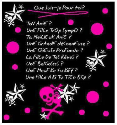 je sui koi pour toi ??
